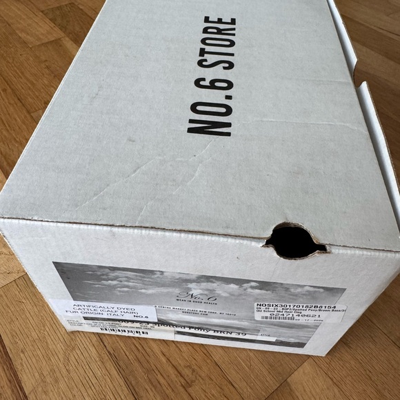 Women’s No.6 Old School Clog On Mid Heel, Spotted Pony,39 - Picture 9 of 9